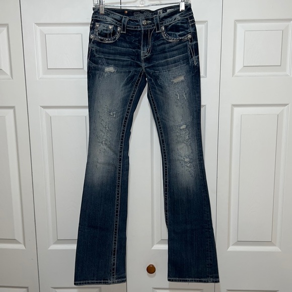Miss Me Boot Cut Jeans - Picture 1 of 9
